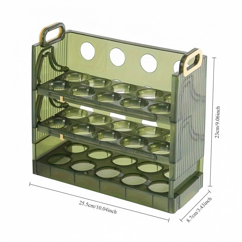 Egg Vault Acrylic Fridge Organizers media 8