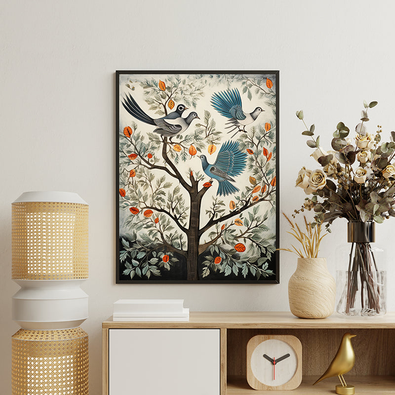 Bird Medow Canvas Wall Art media 3