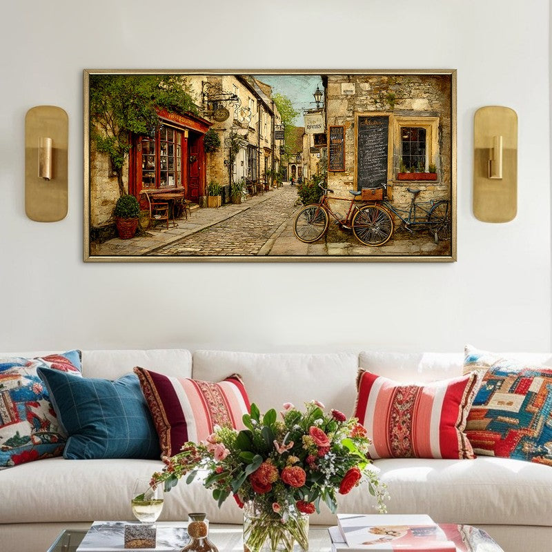 Whispers of the Old European Lane Wall Art