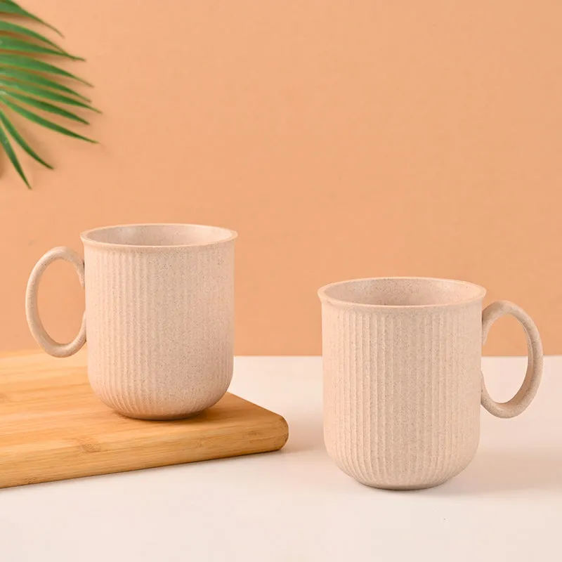 Eco Rice Husk Coffee Mug (300 mL Each) - Set of Two media 1