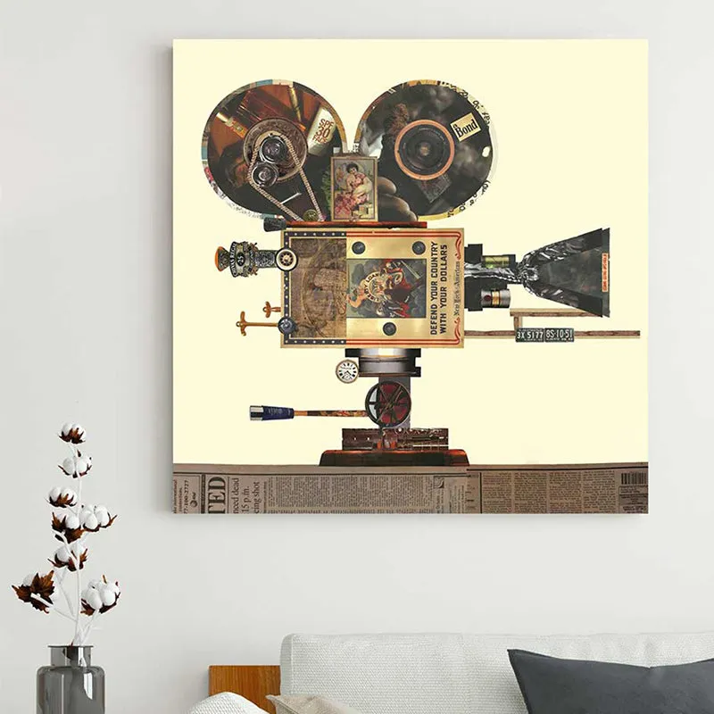 Vintage Cine Wall Painting media 5