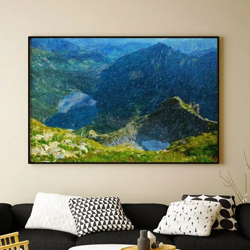 The Great Wave off Kanagawa Painting By Hokusai - Black Frame media 1