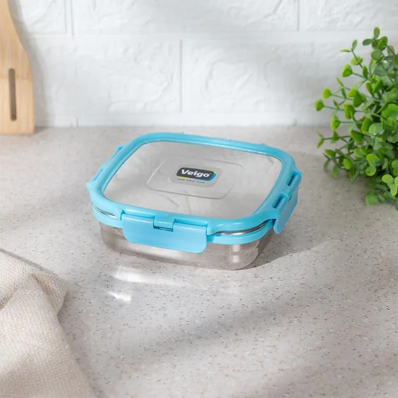 Ritaro Lunch Box (Aqua) - 550 mL media 1