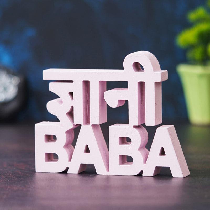 Gyani Baba Typography Showpiece