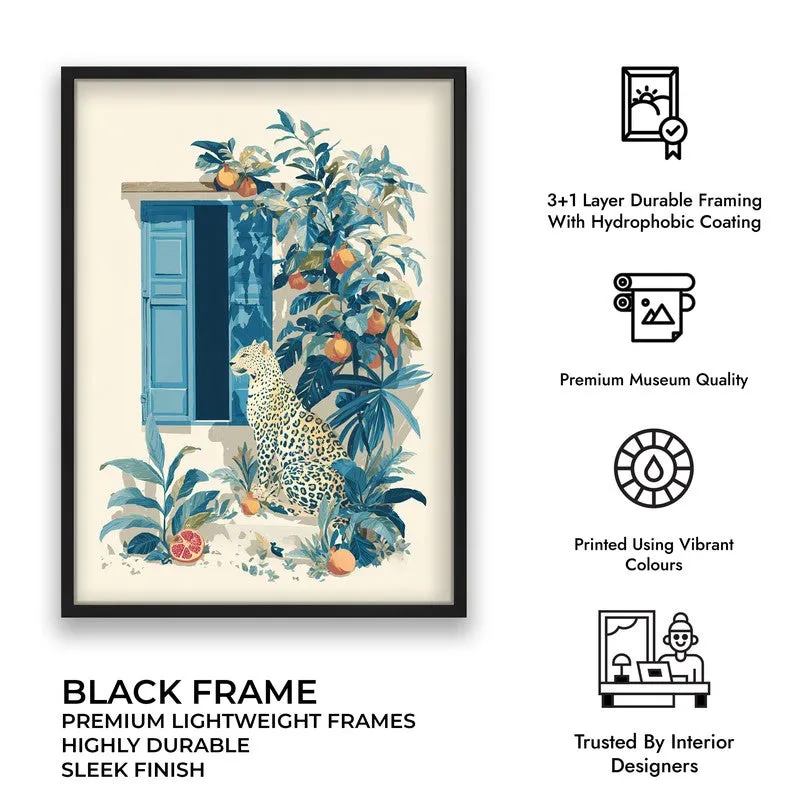 Elegant Wild Canvas Wall Painting - Black Frame media 9