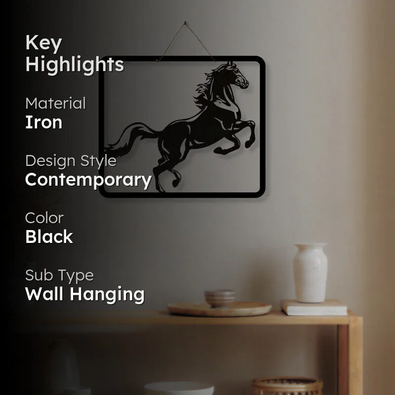 Rearing Pony Iron Wall Accent media 2
