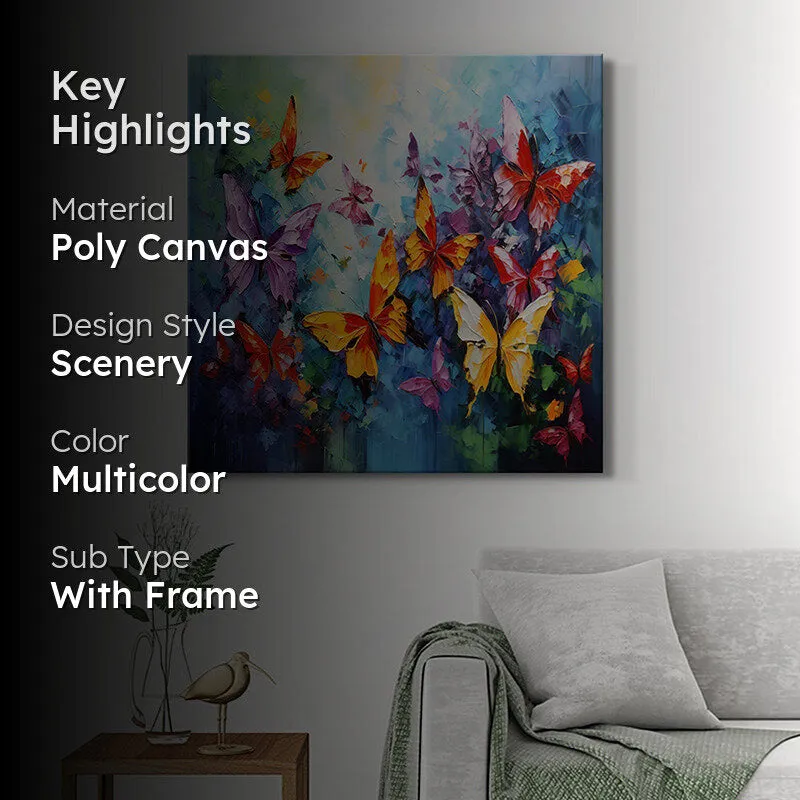 Butterfly Garden Wall Painting media 2