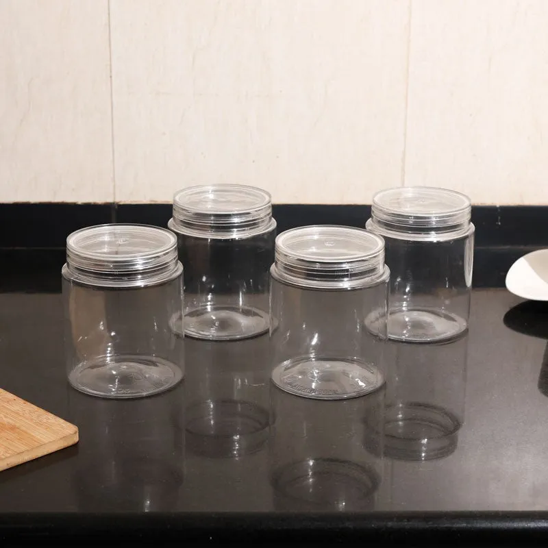 Lucent Transperant Clear PET Container - Set Of Four media 1