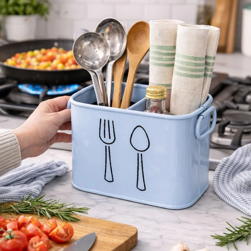 KitchenPro Rust-Free Cutlery Stand - Blue media 6