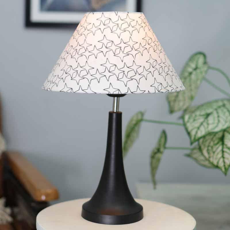 Danica Fabric Table Lamp - White,Black media 3