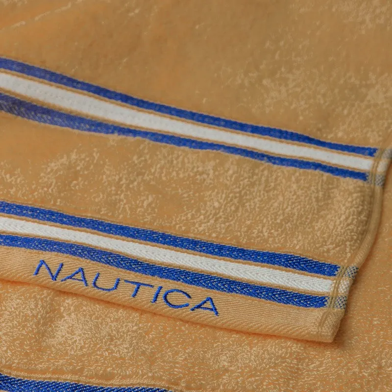 Nautica Dove Dual Down Cotton Hand Towel (Yellow,Blue & Grey) - Set Of Six media 6