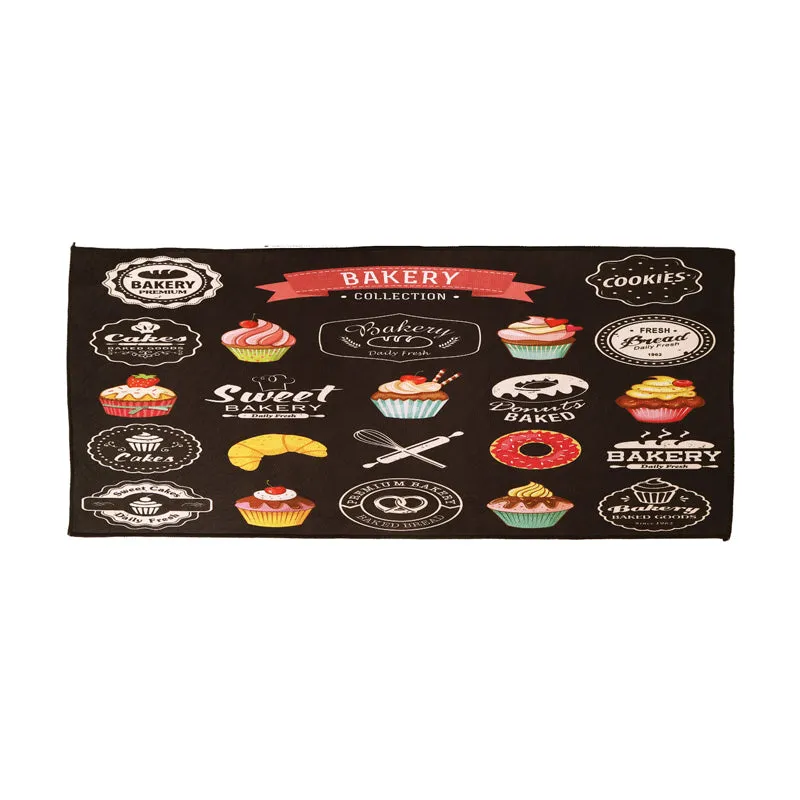 Home Bake Kitchen Nylon Runner Rug - Set Of Two media 3