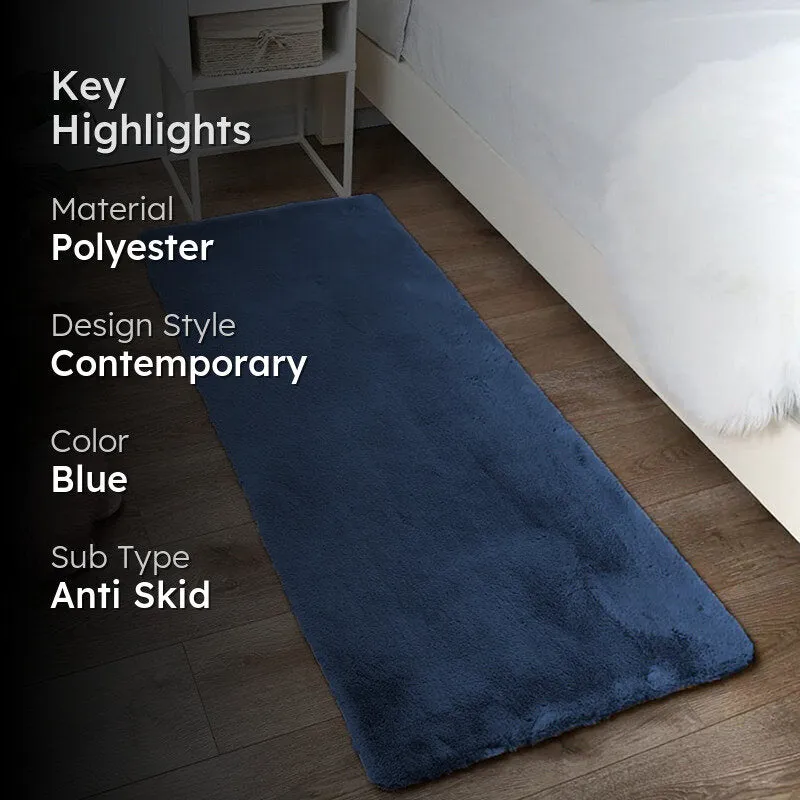 Luxe Neo Runner Rug - Blue media 2