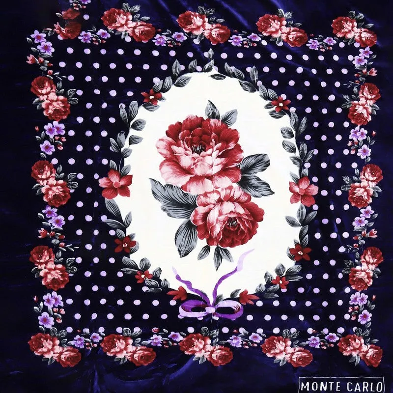 Monte Carlo Midnight Bloom Blanket - 1000 GSM media 7