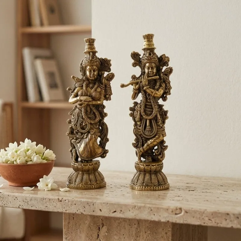 Rasleela Brass Idol - Set of Two media 3