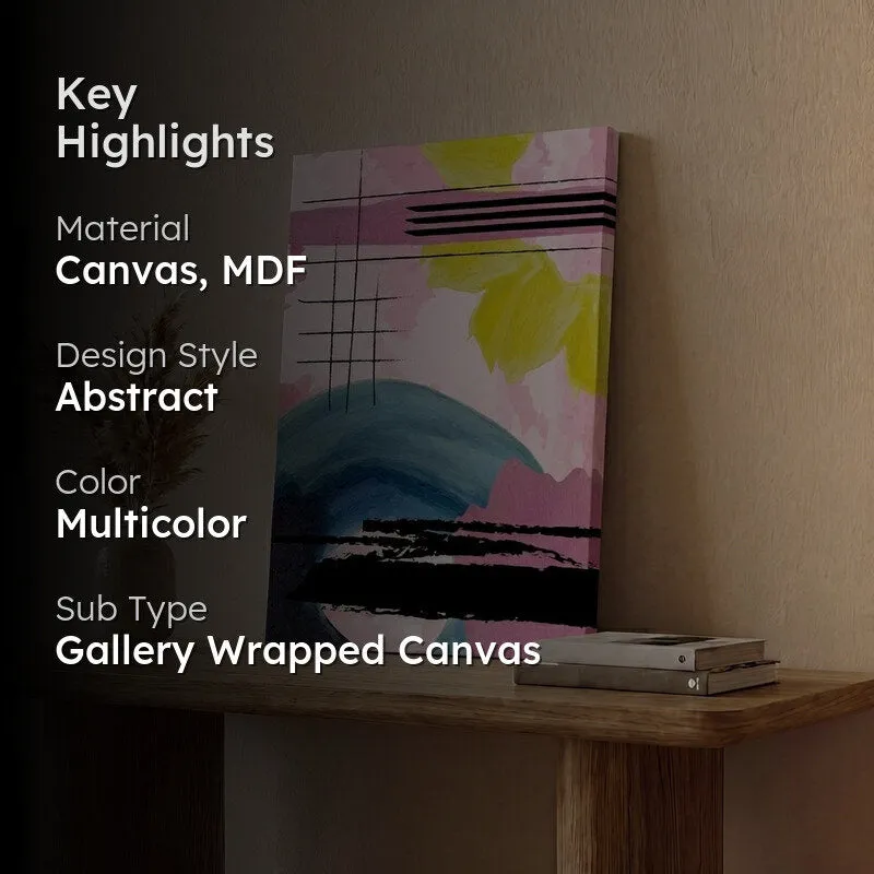Abstract Moor Canvas Wall Painting media 2