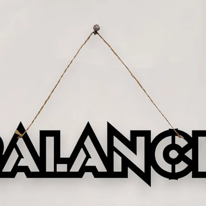 Balance Mild Steel Wall Accent media 4