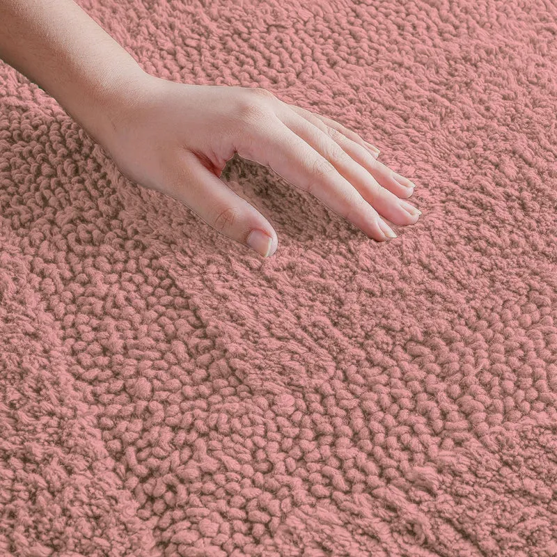 Paris Luxe Reversible Bath Mat - Pink media 5