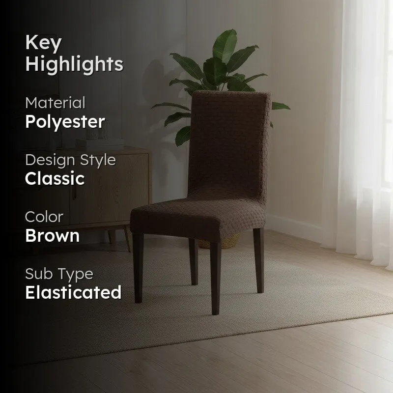 Nexo Neat Fit Chair Cover - Brown media 2