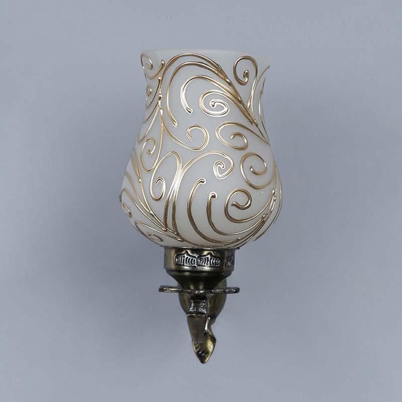 Golden Waves Glass & Metal Wall Lamp media 5
