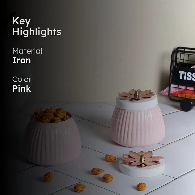Hewei Flora Jar (Light Pink) - Set Of Two media 2