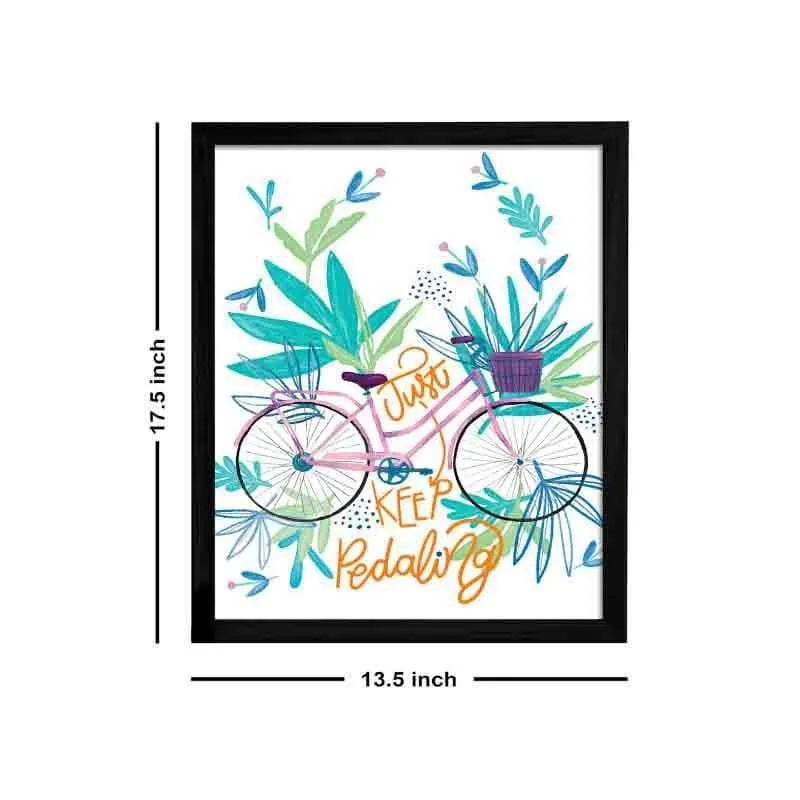 Cycling By Wall Art media 5