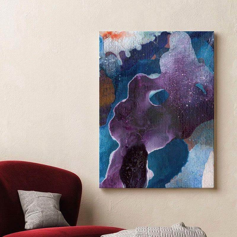 Surreal Reflection Abstract Canvas Painting - Gallery Wrap