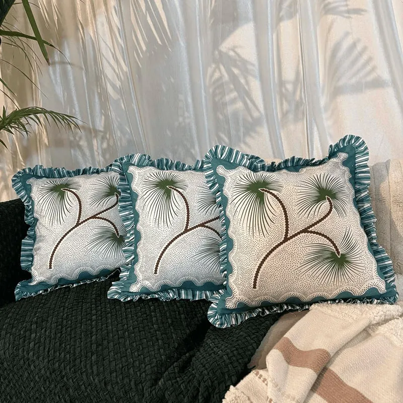 Wisp Of Leaves Cushion Cover - Set Of Three media 2