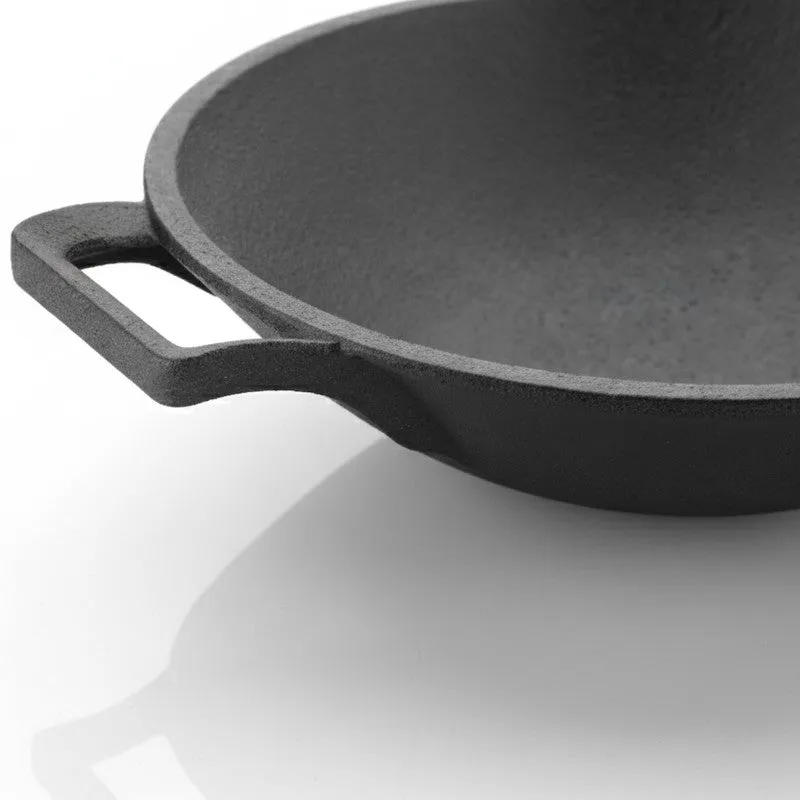Wokline Cast Iron Shallow Kadhai - 2000 mL media 5