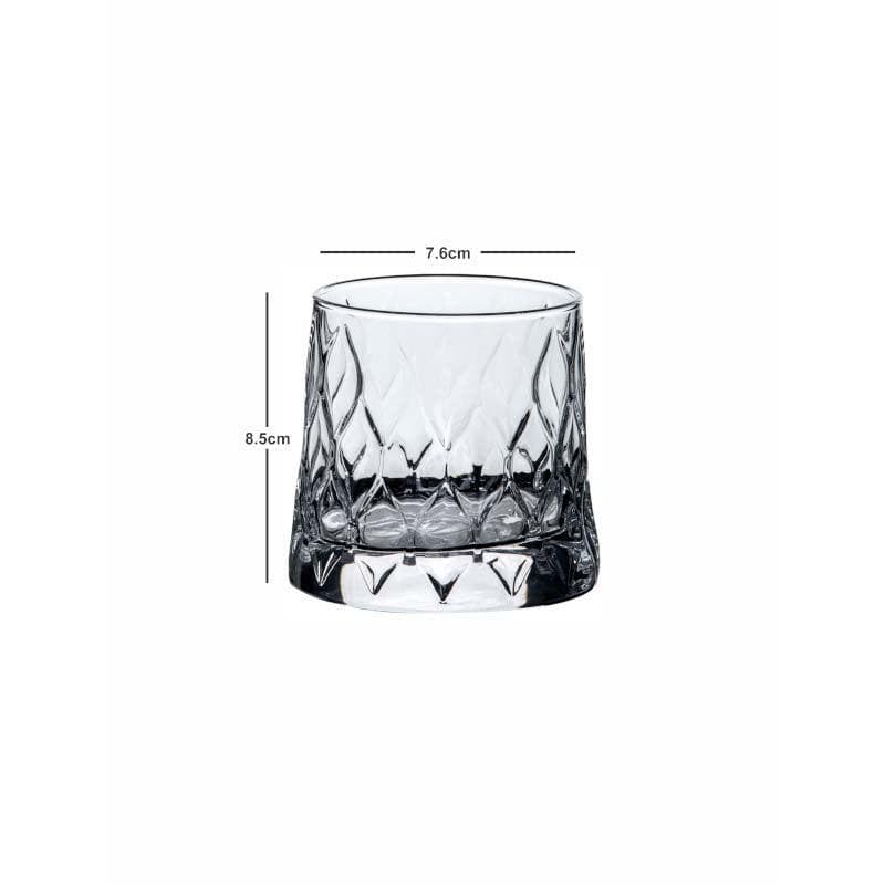Pasabahce Foliage Old Fashioned Glasses (300 mL Each) - Set Of Four media 6