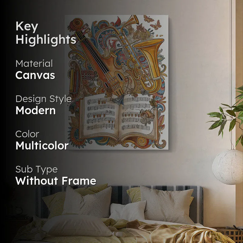 Sax & Jazz Wall Painting media 2
