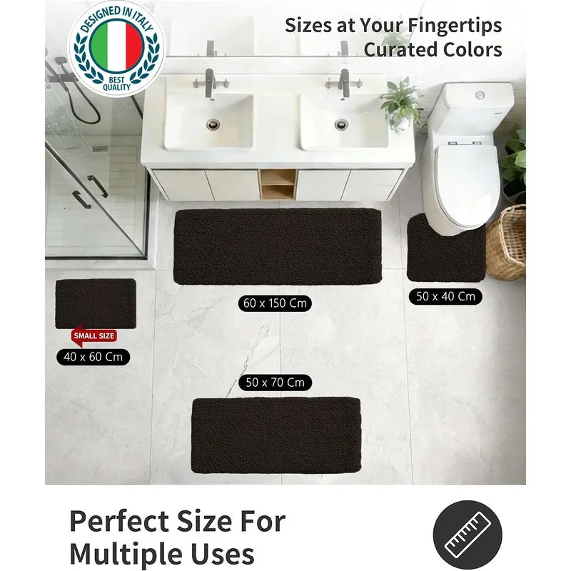 BathEase Anti Skid Bath Mats - Brown media 11
