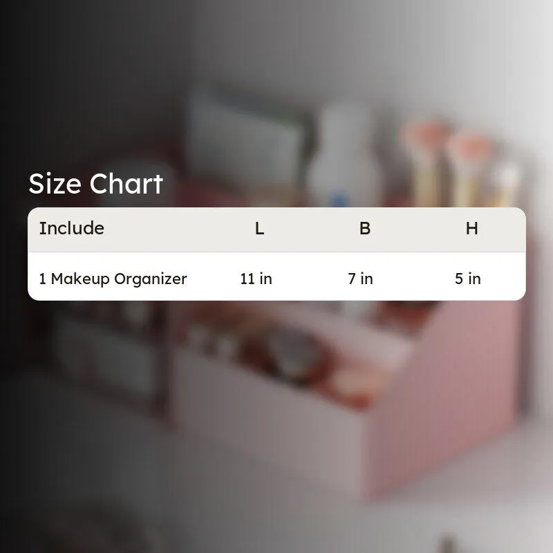 Organin Makeup Organizer - Pink media 8