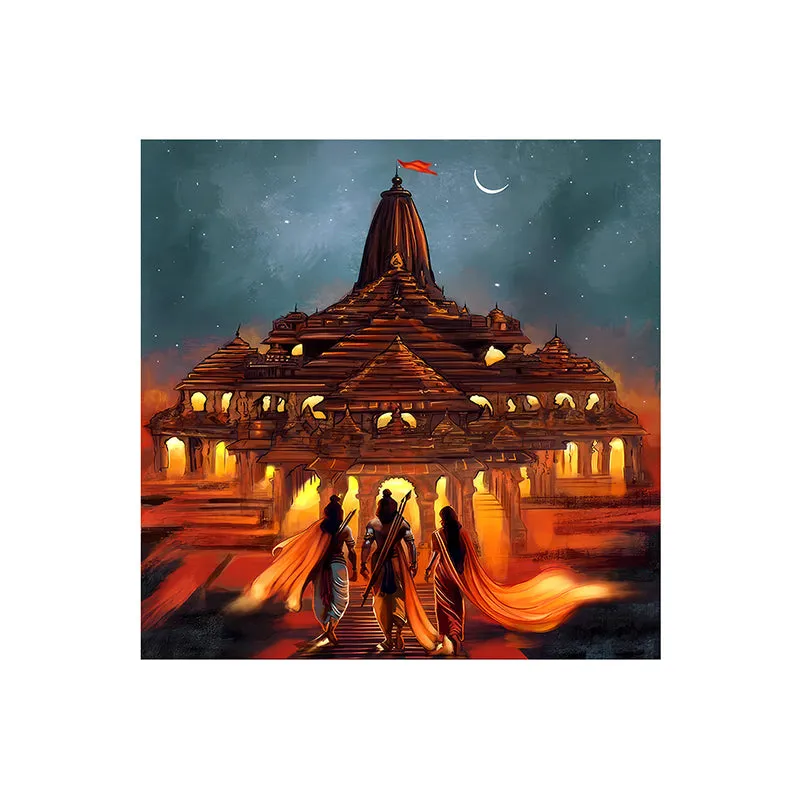 Rama Rajya Vision Wall Painting media 4