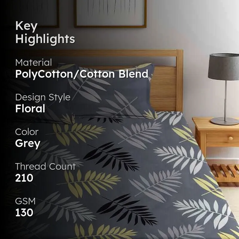 Leaflet Branch Bedsheet - 130 GSM media 2