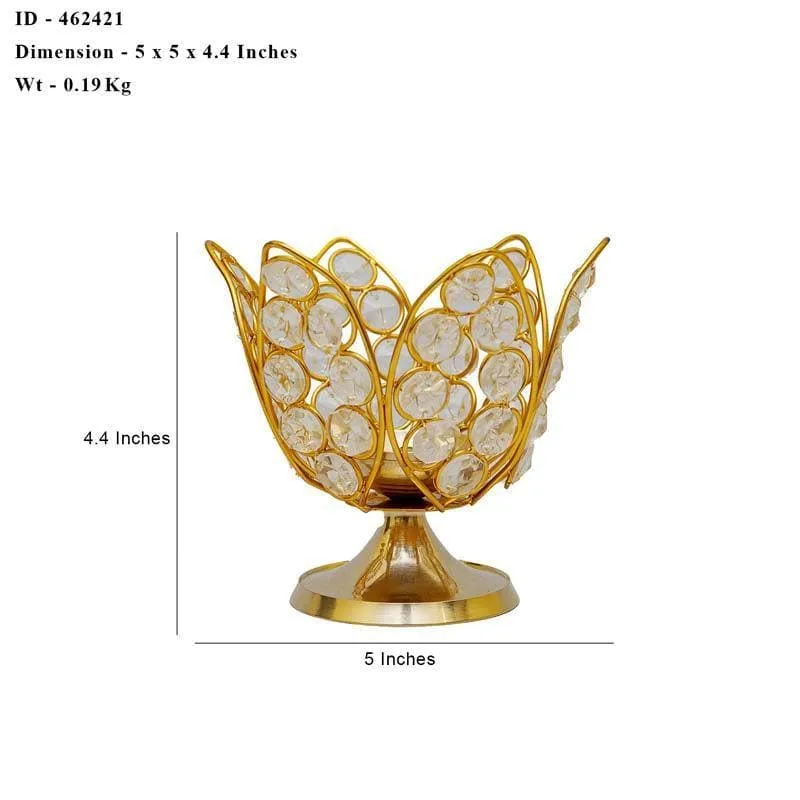 Petalled Diya media 6
