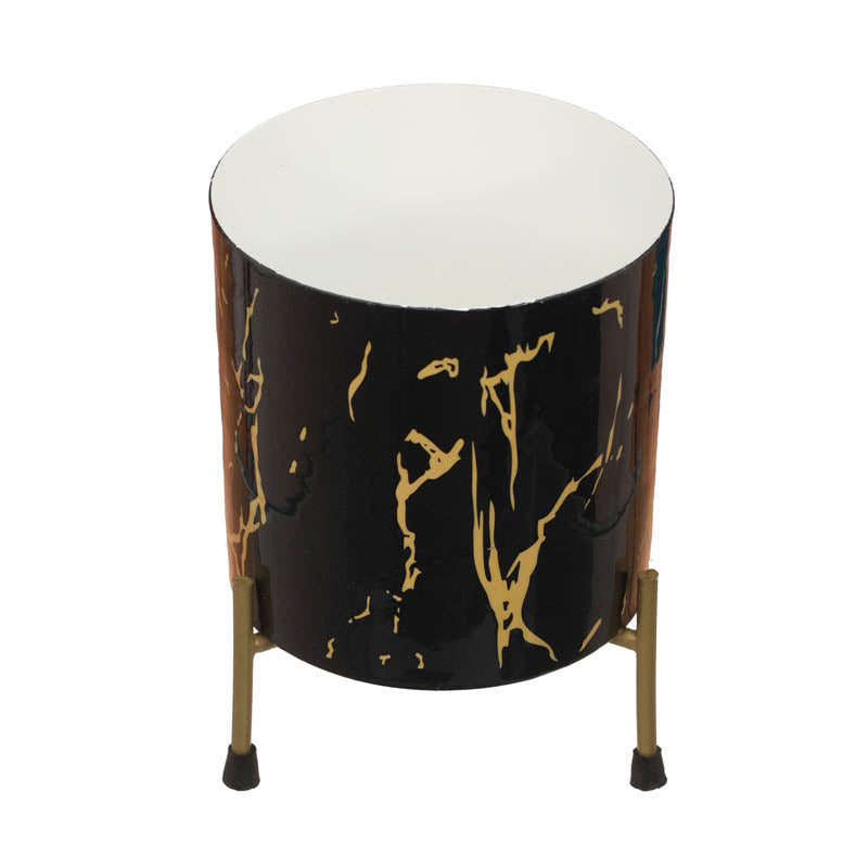 Nauko Planter With Stand (Black) - Two Piece set media 16