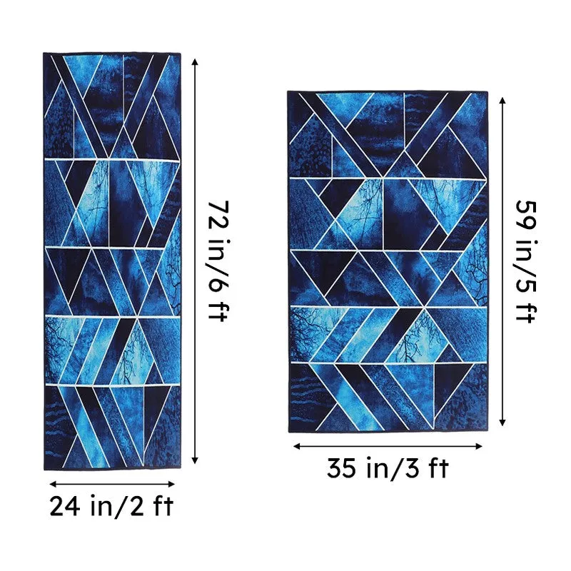 Bleu Dreams Anti-Skid Carpet media 7