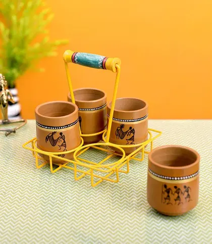 Wood · Metal · Terracotta