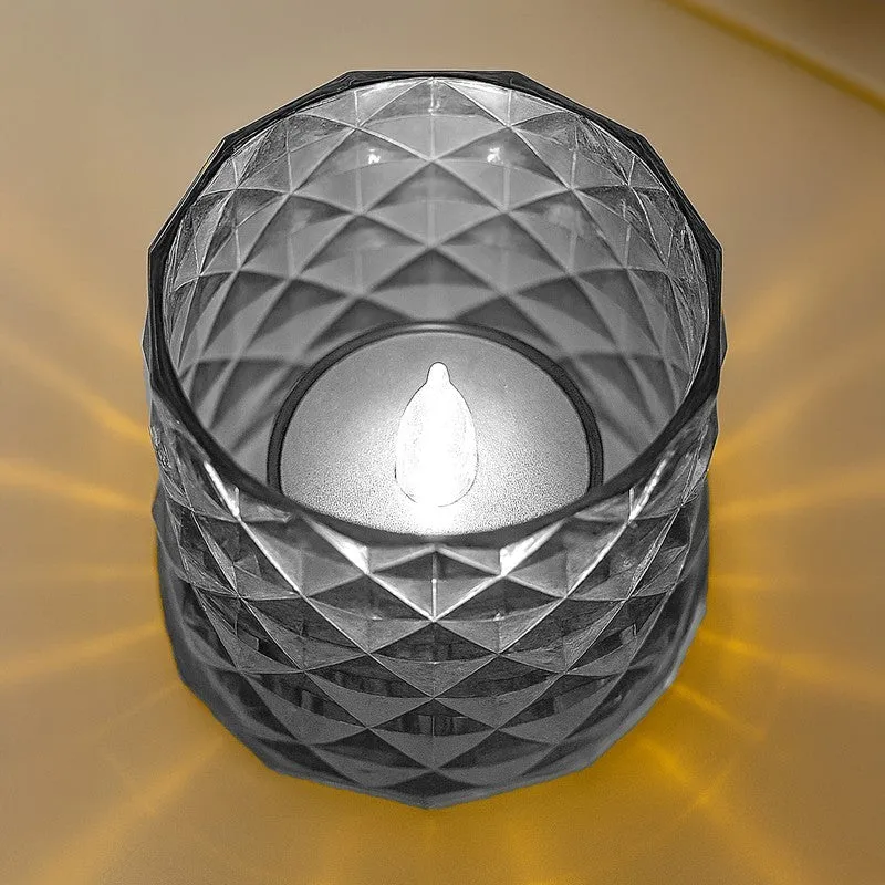 AuraLume Multi Choice Candle Holders (Grey) - Set Of Two media 3