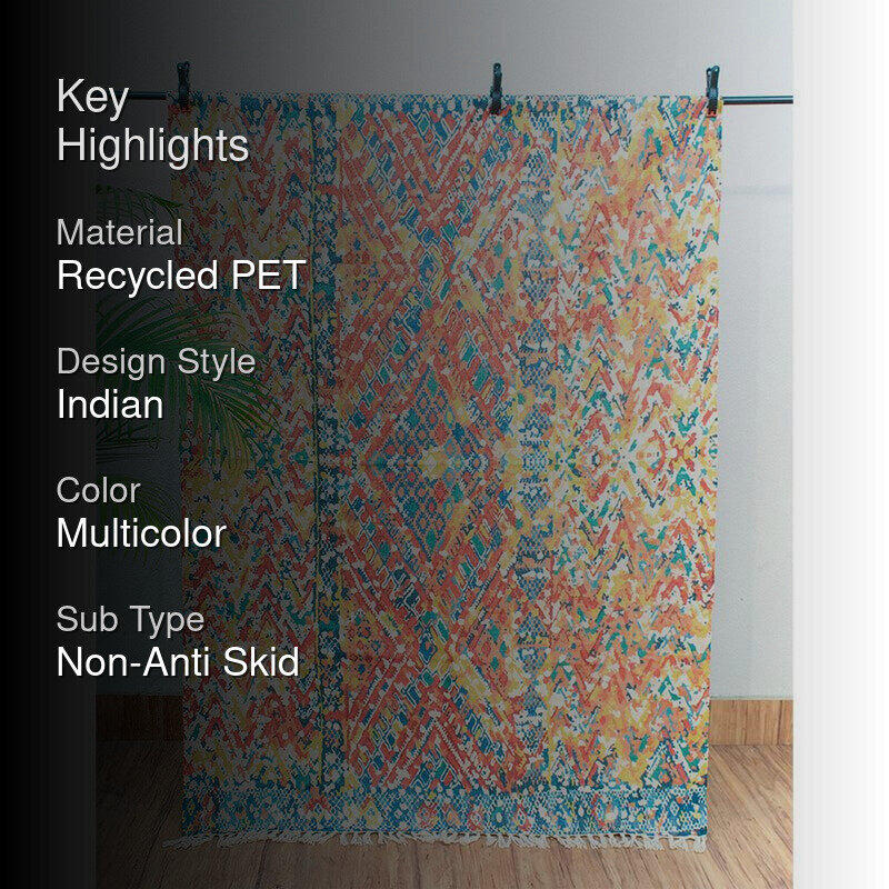 Mahat Bohemian Recycled PET Dhurries media 2