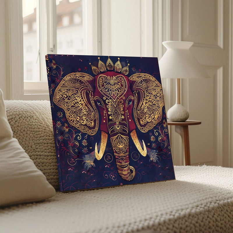 Majestic Elephant Canvas Wall Painting media 3