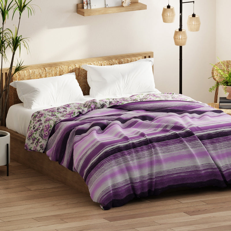 Lilac Shore Stripe Comforter - 120 GSM media 4
