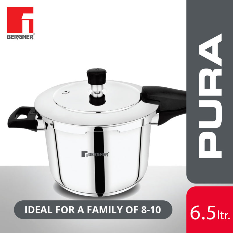 Bergner Induction Safe Pressure Cooker - 6500 ml/22 Inches media 3