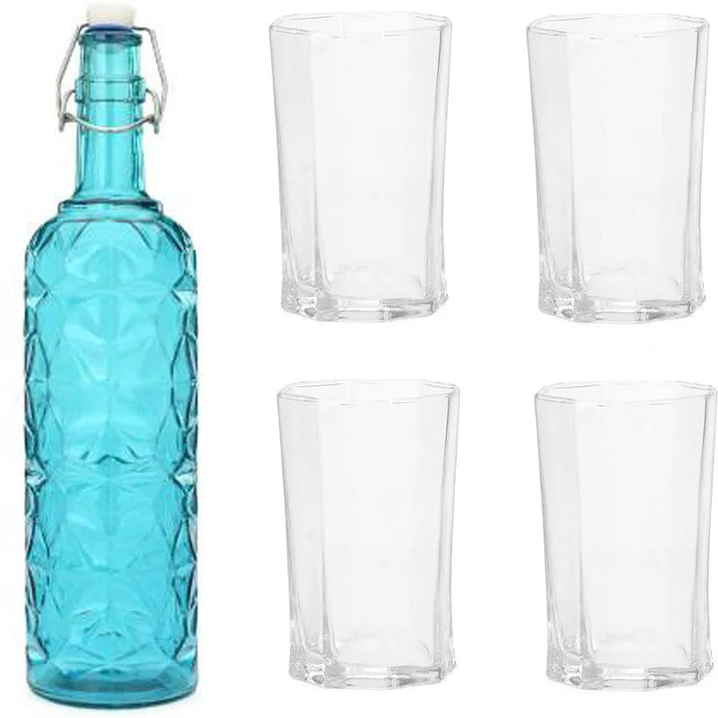Odin 1000 mL Water Bottle With 200 mL Glasses - Five Piece Set media 3