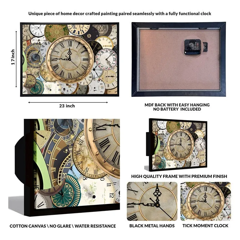 Structured Chaos Wall Art With Clock media 7