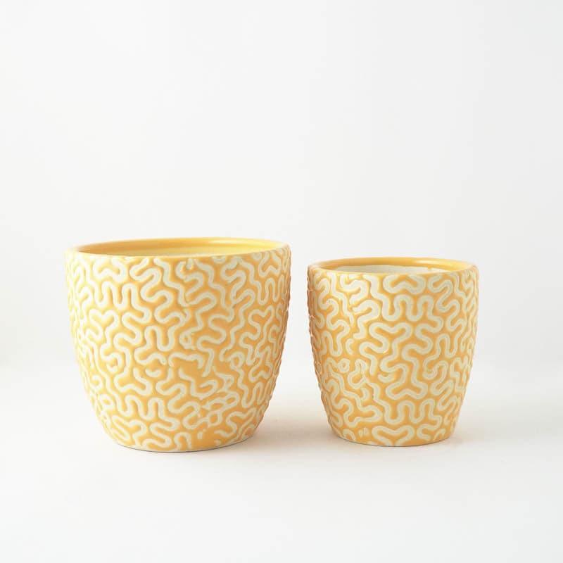 Magic Maze Planter (Yellow) - Set Of Two media 4