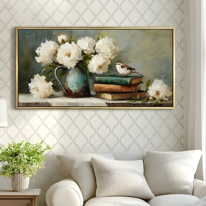 Calm-vibes Canvas Wall Painting With Frame media 4