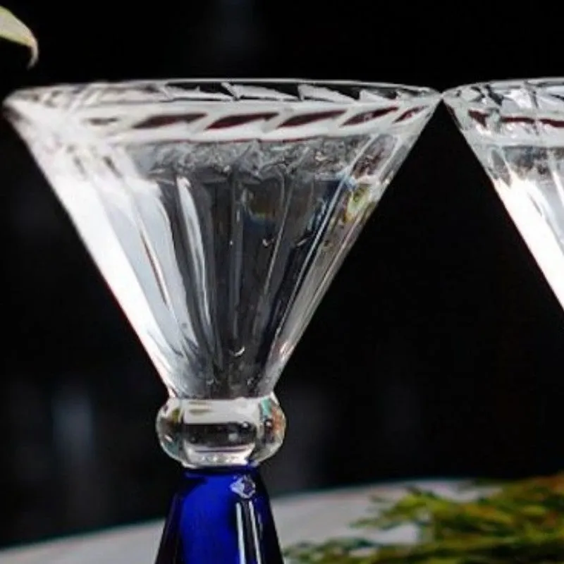 Sapphire Glow Goblet Glasses(120 mL) - Set Of Two media 3