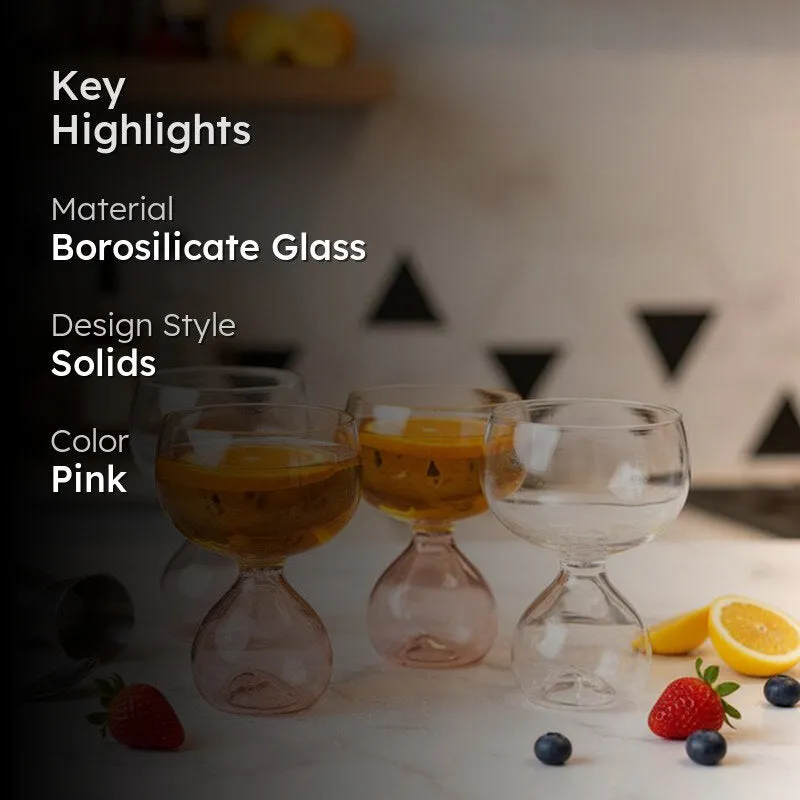 Twilight Toast Goblet Cocktail Glass(250 mL) - Set Of Four media 2
